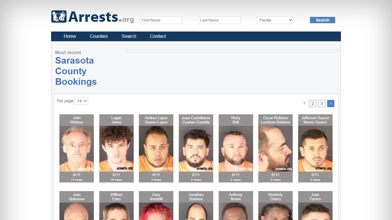 Sarasota County Arrests and Inmate Search